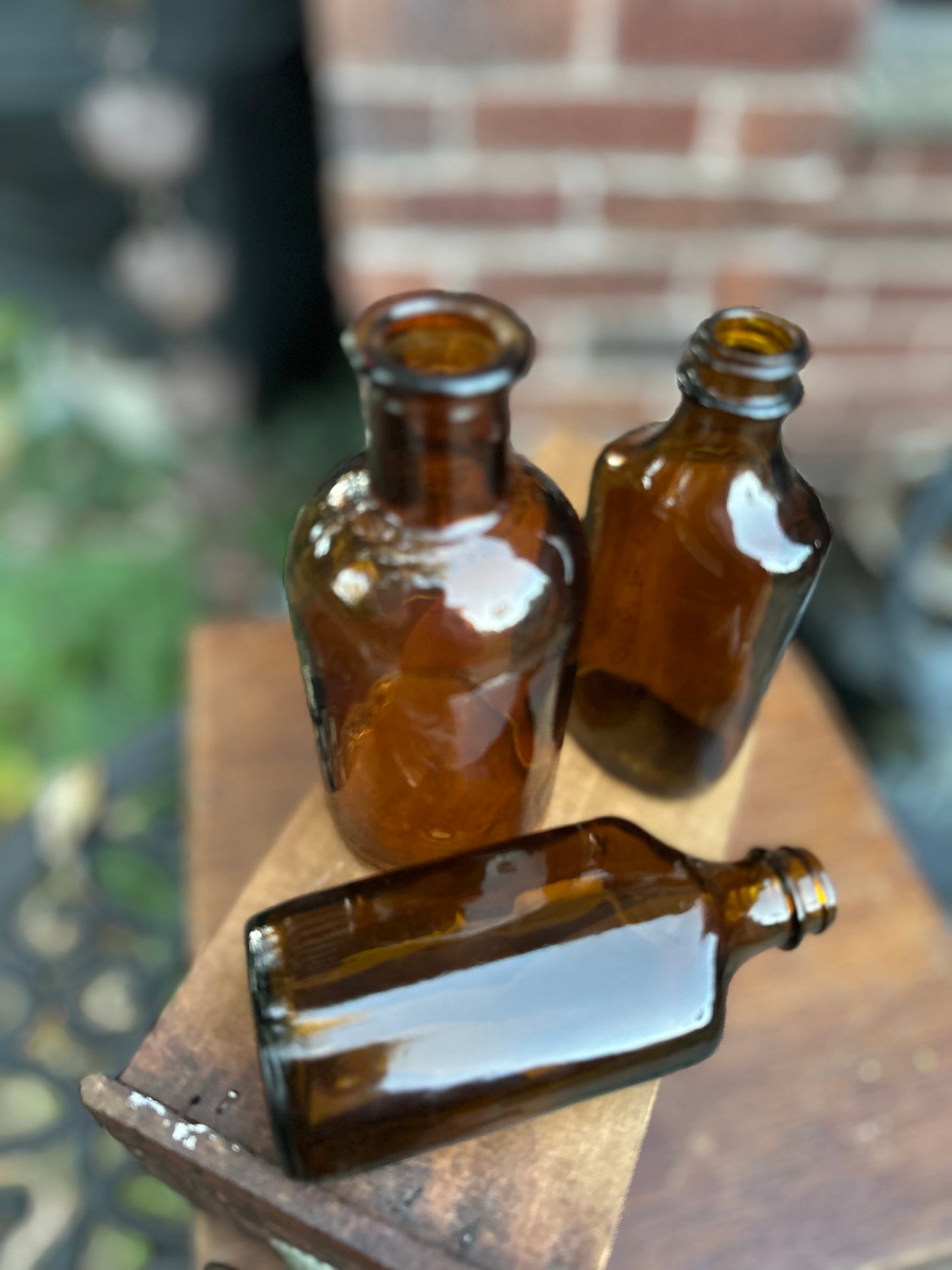 Apothecary Bottle Trio