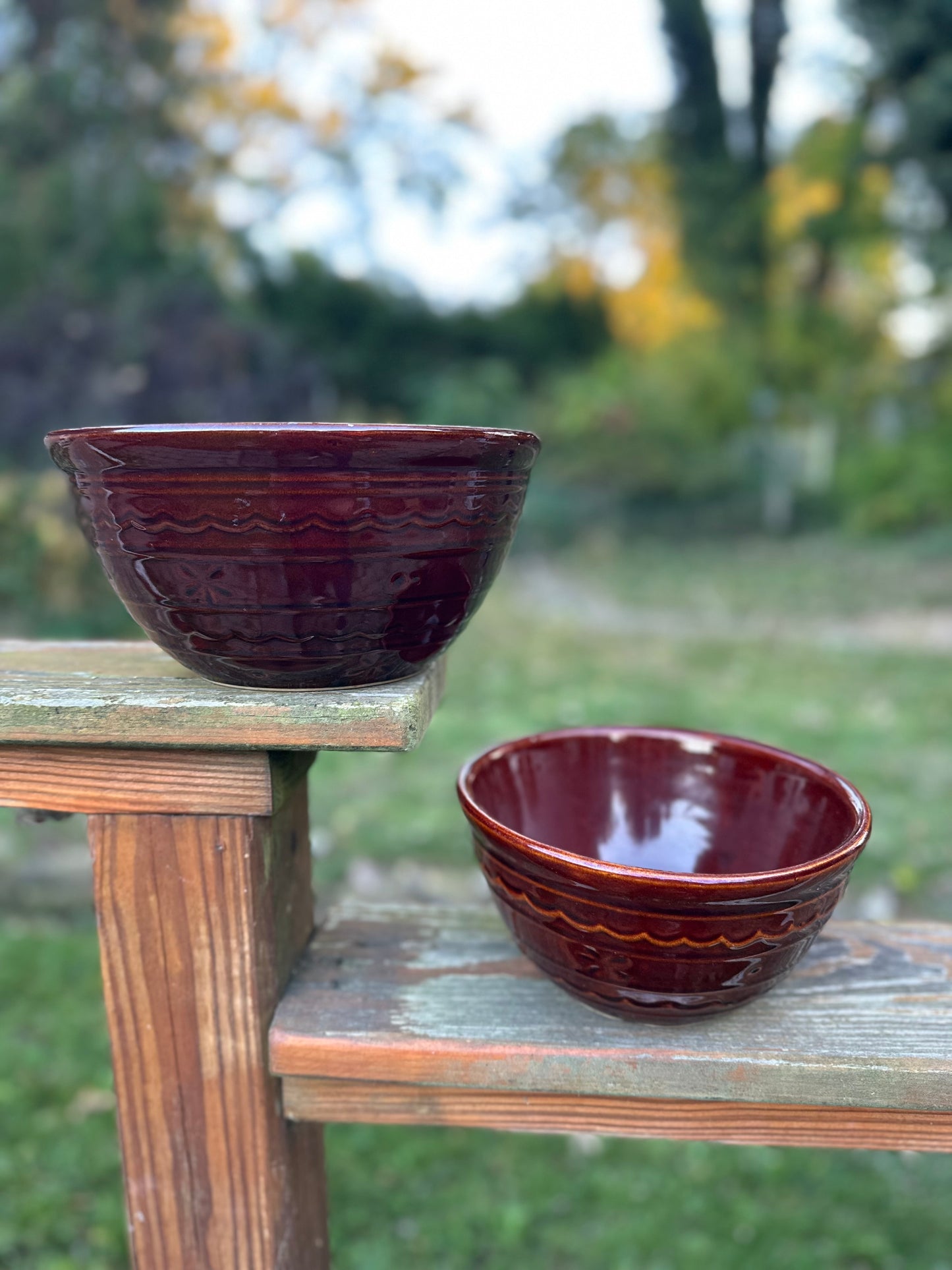 Marcrest Daisy Dot Mixing Bowl Set