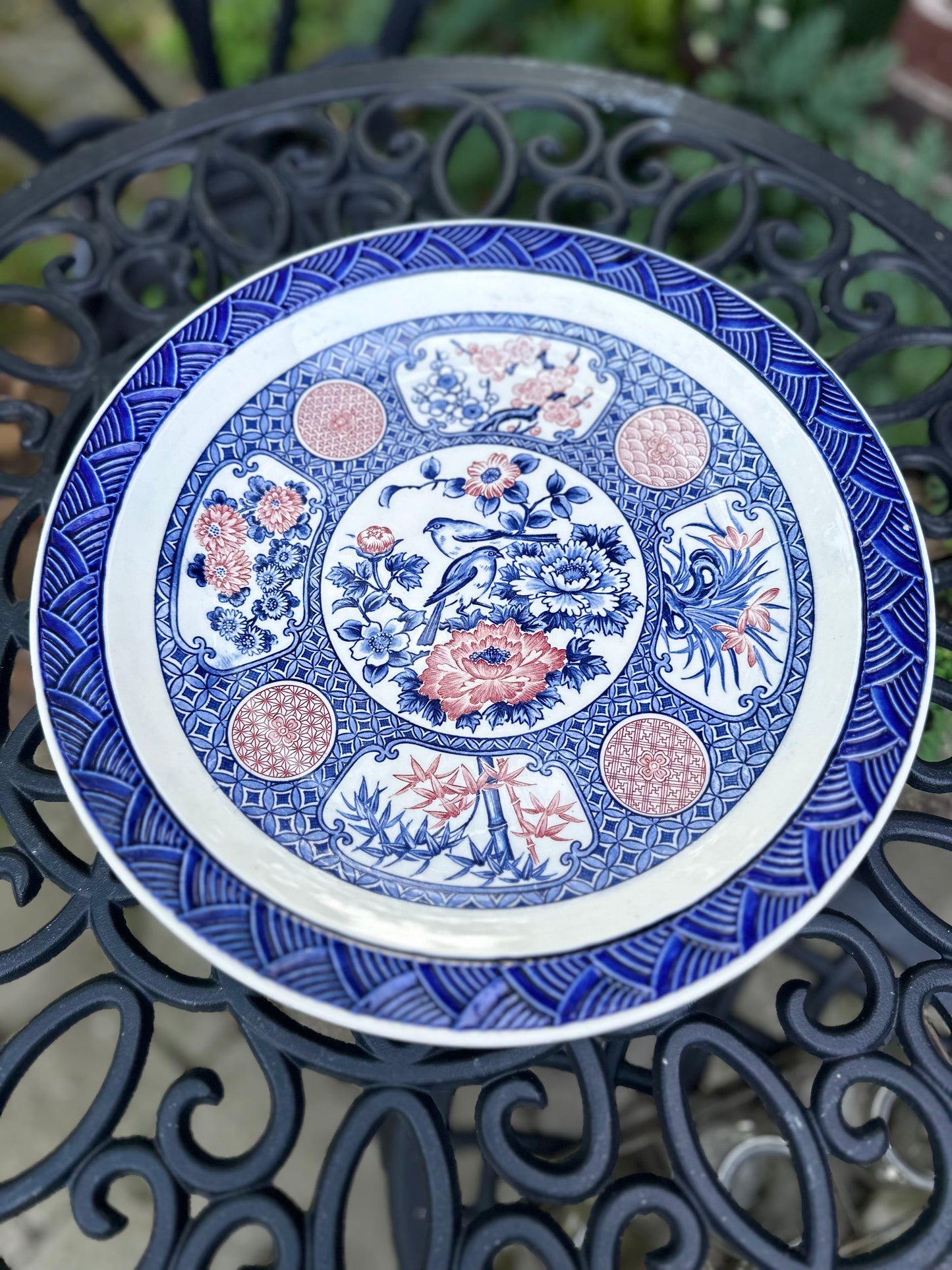 Vintage Japanese Imari Style Platter