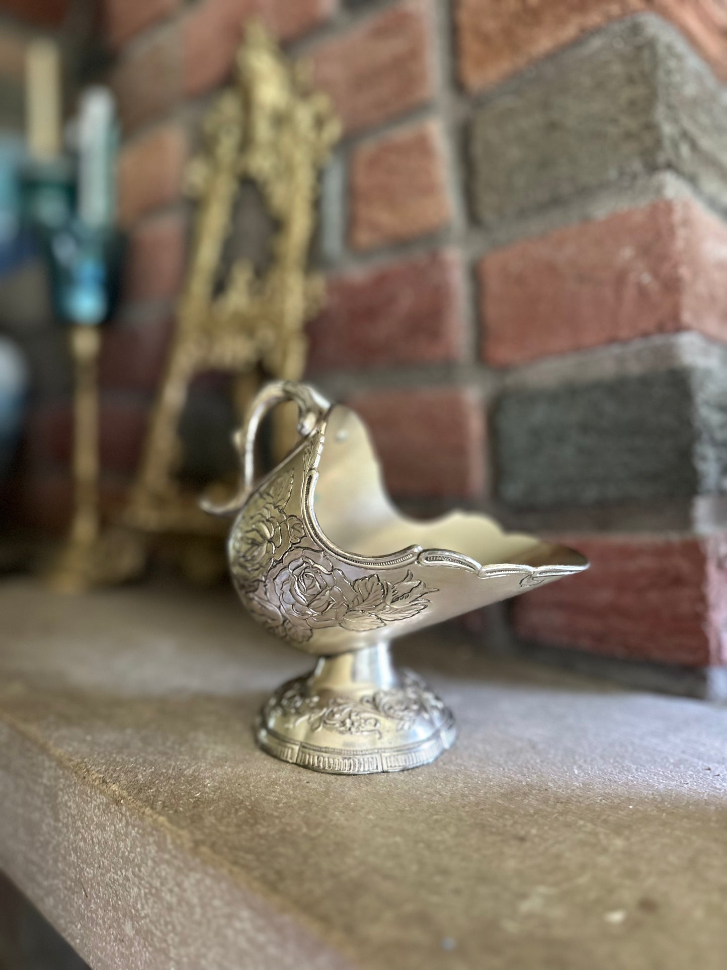 Silver Plated Sugar/Salt Scuttle