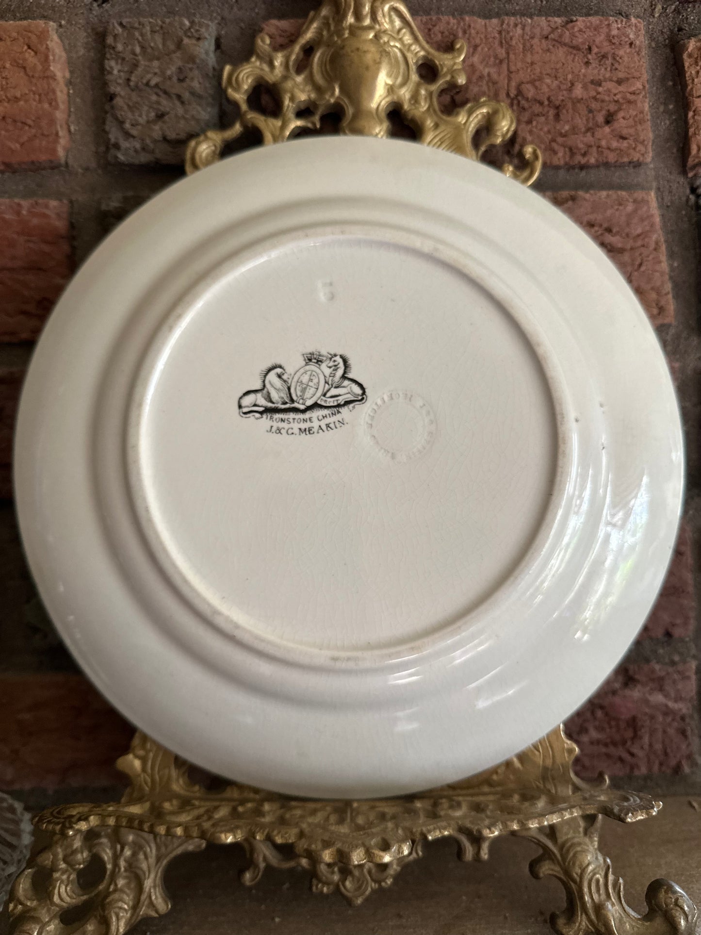J.&G. Meakin Ironstone Plate (wheat)