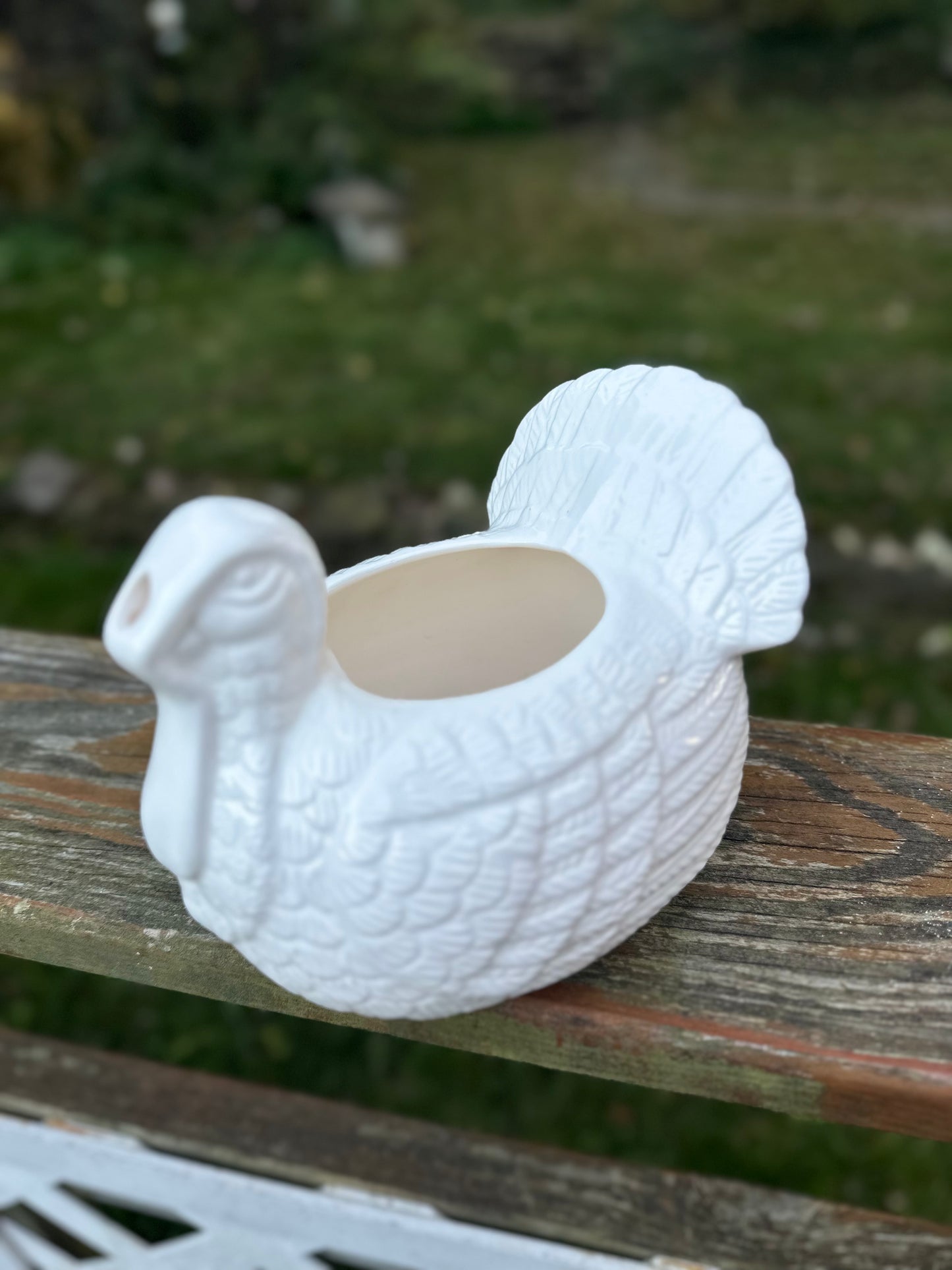 Vintage Turkey Gravy Boat