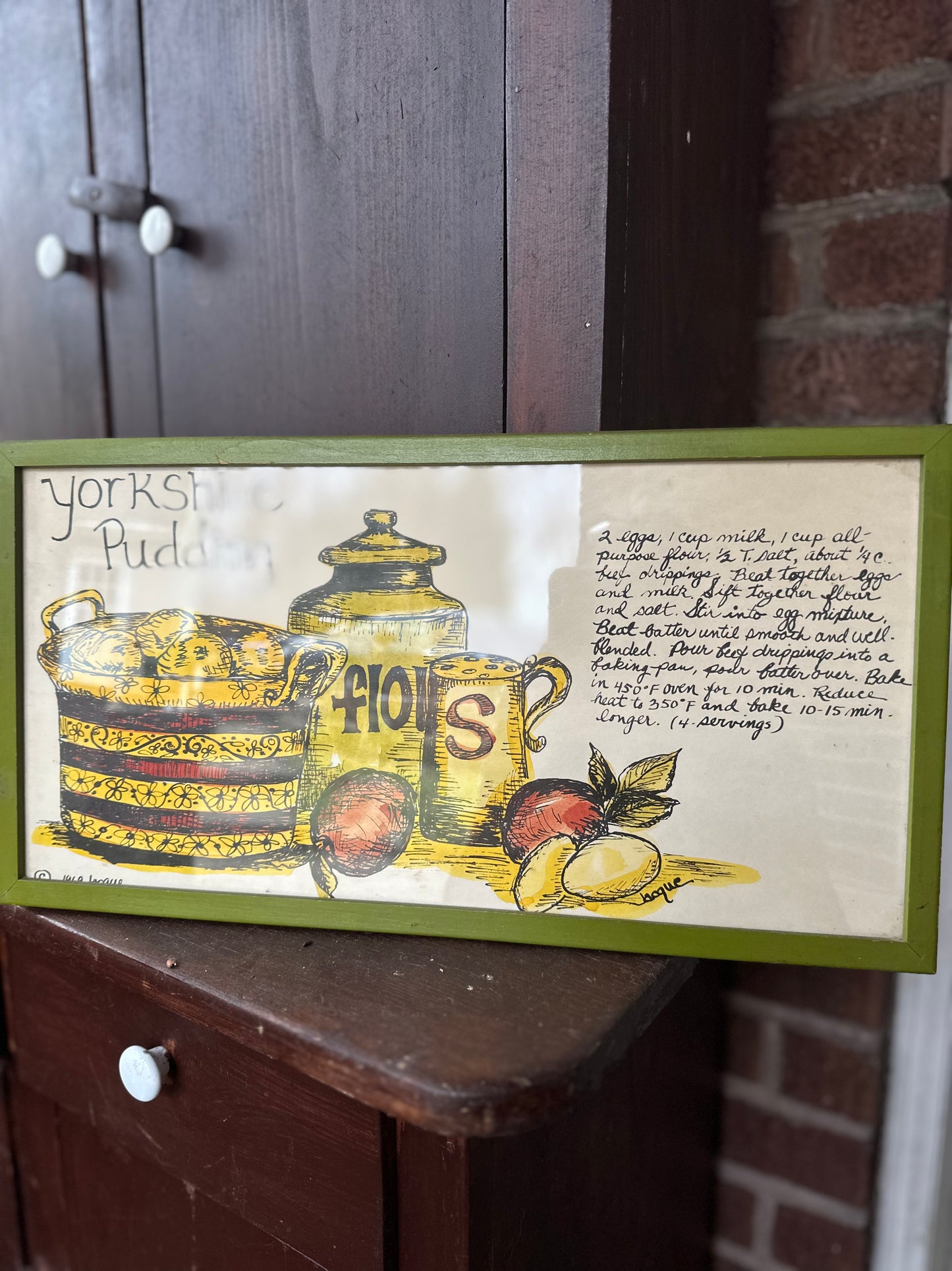 Hand Painted Yorkshire Pudding Recipe