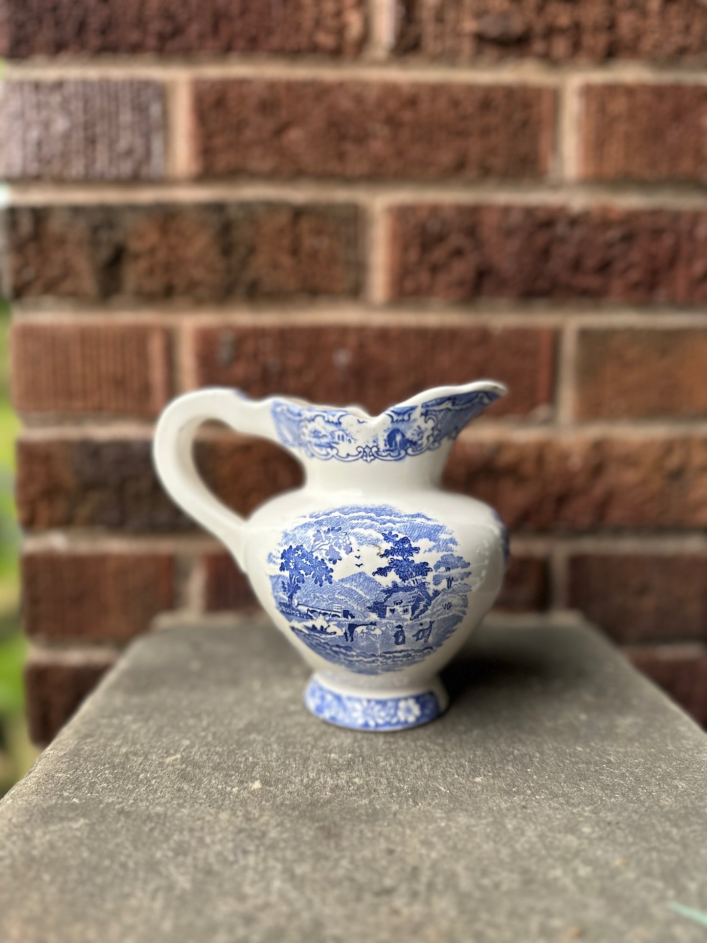 Vintage Transferware Pitcher