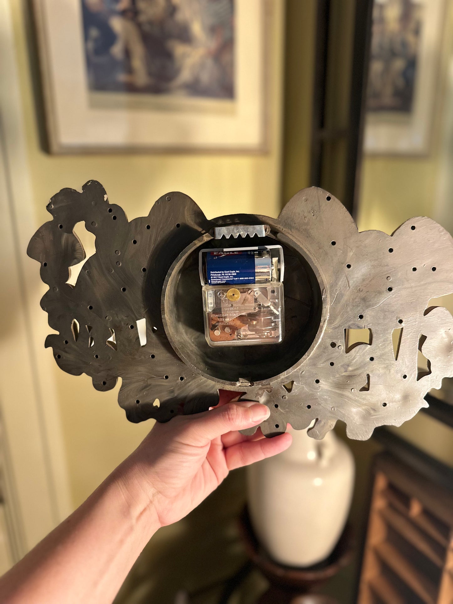 Vintage Burwood Chanterelle Wall Clock