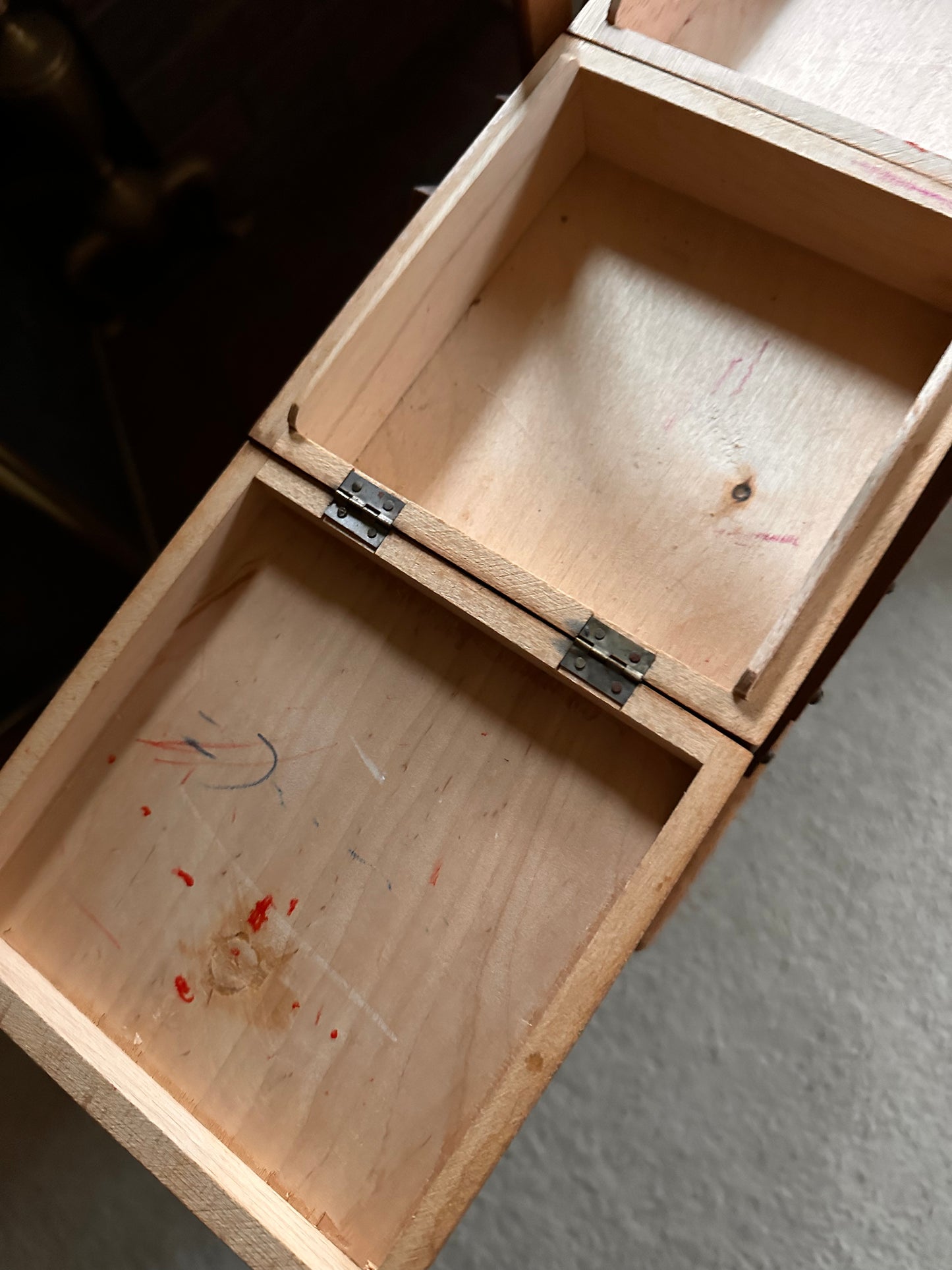 Vintage Accordion Sewing Box