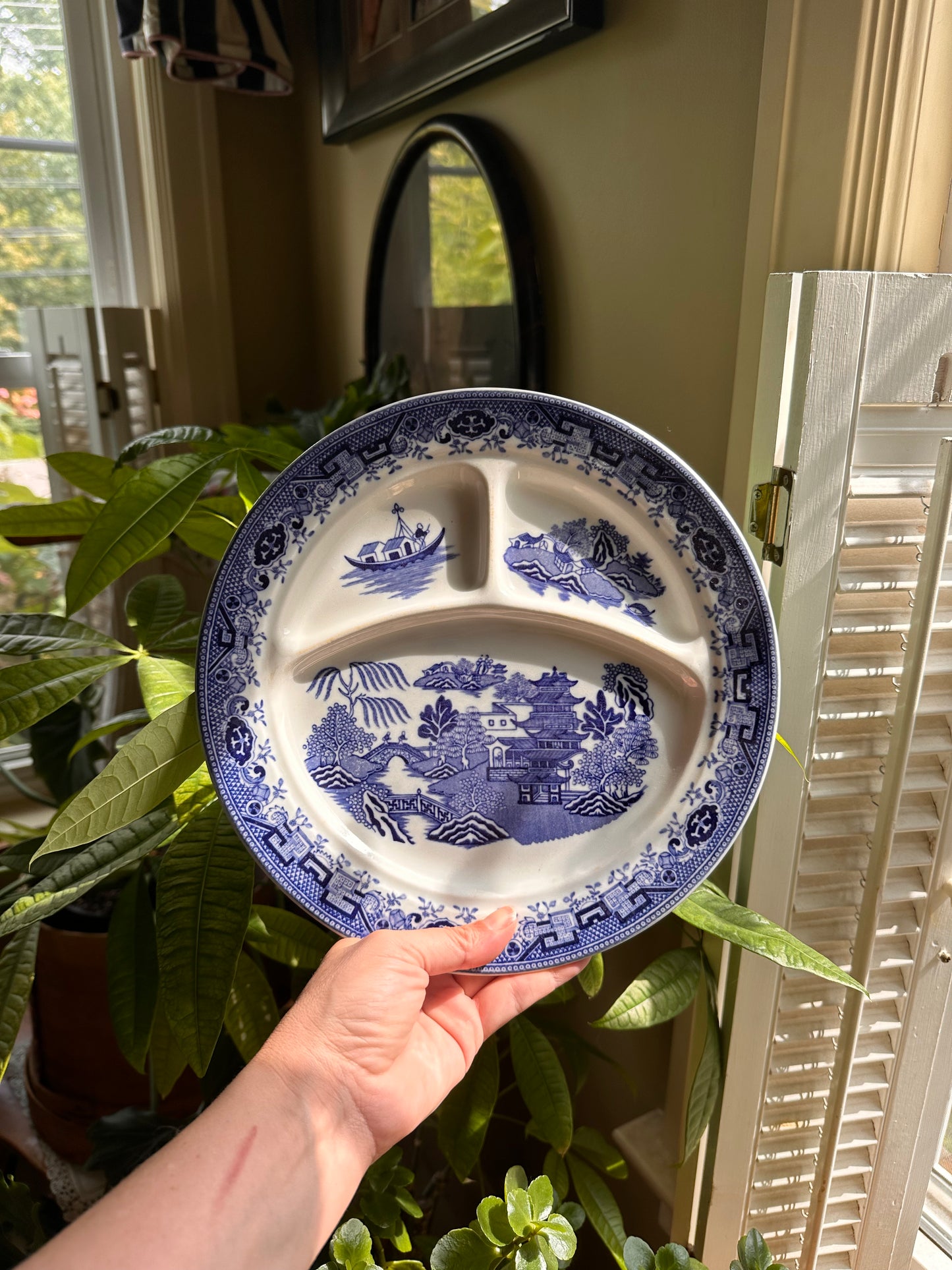 Bailey Walker Grill Plates - Blue Willow