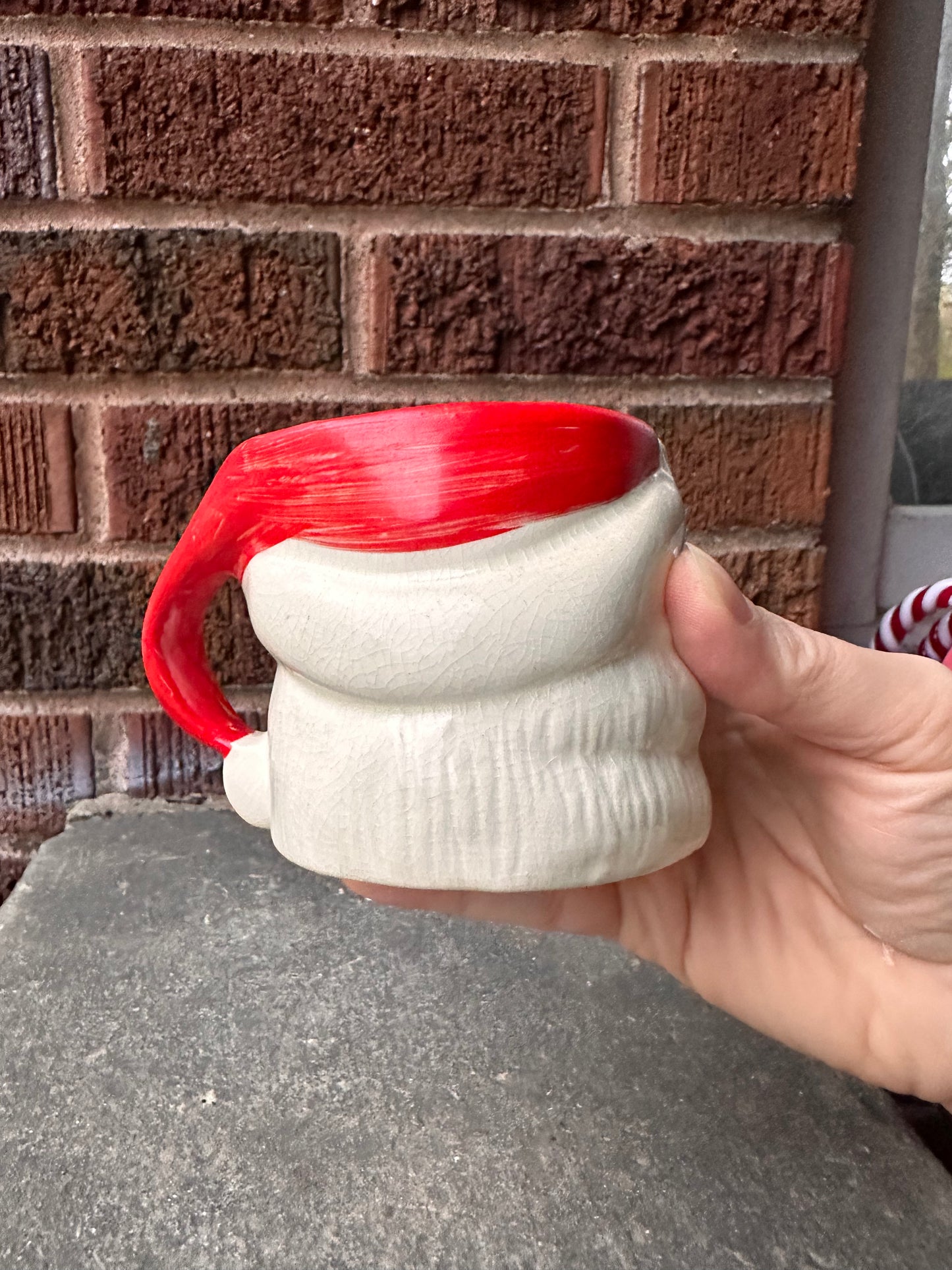 Vintage Winky Santa Mugs