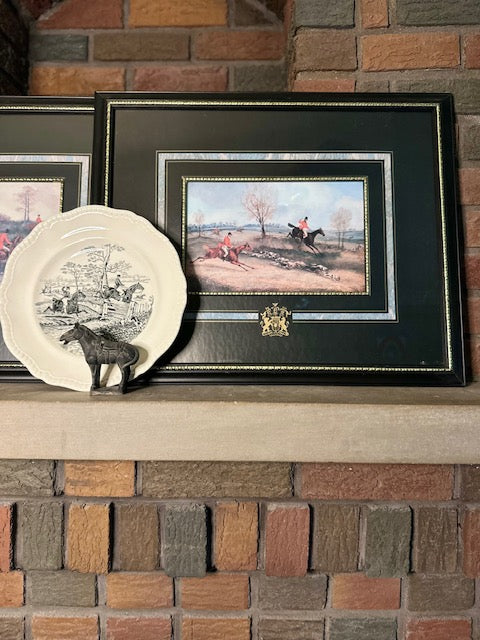 Set of 4 Vintage Henry Alken Framed Fox Hunt Prints