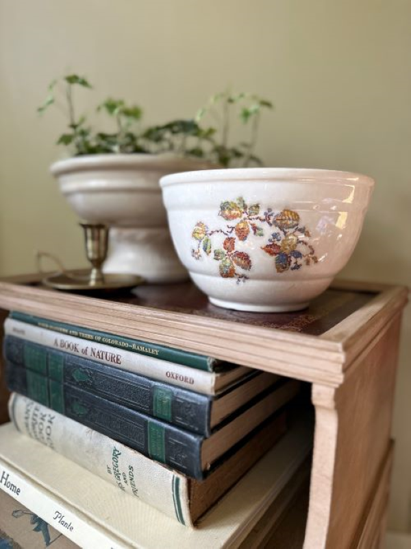 Vintage Crooksville China Stoneware Mixing Bowl