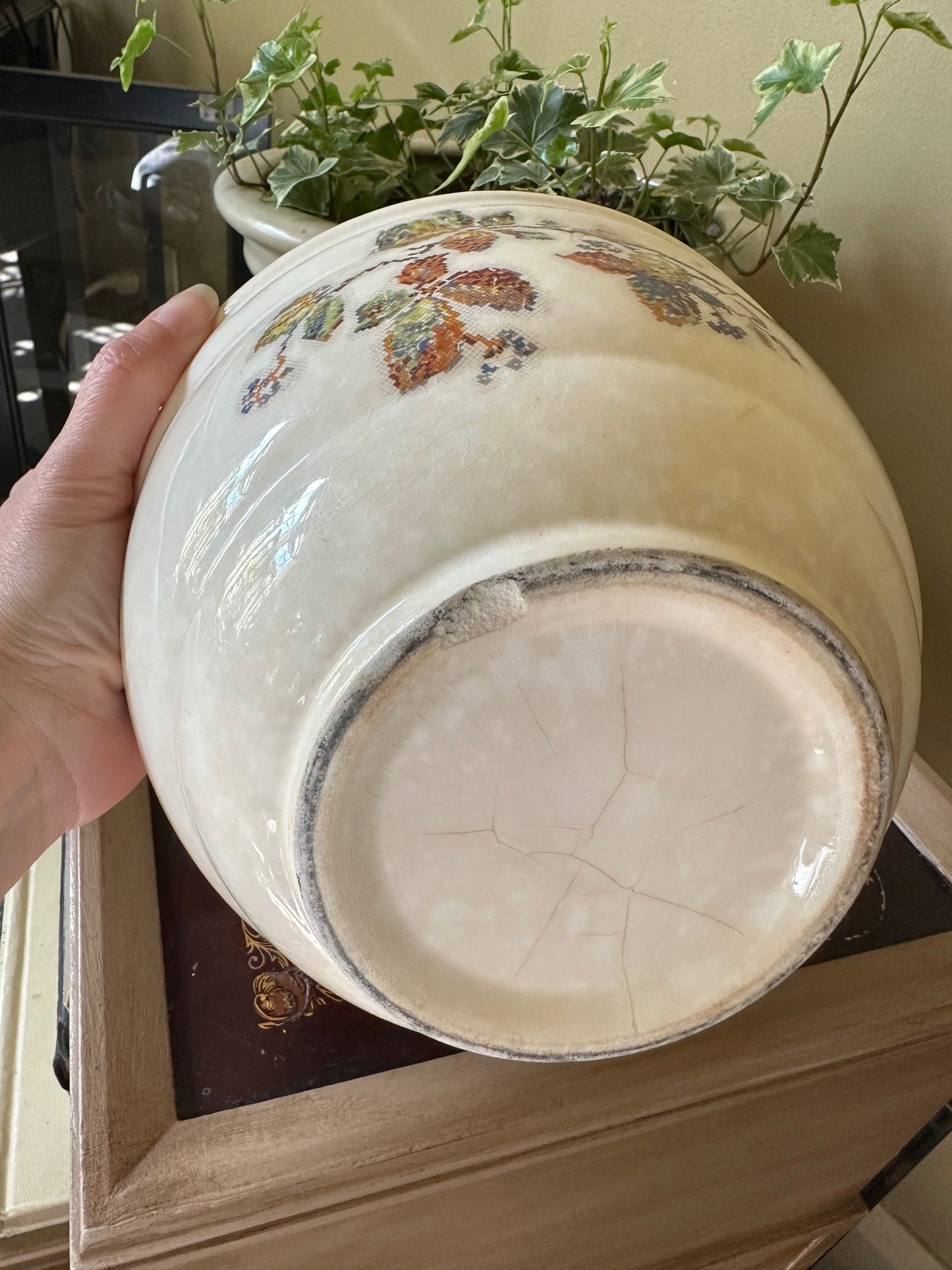 Vintage Crooksville China Stoneware Mixing Bowl