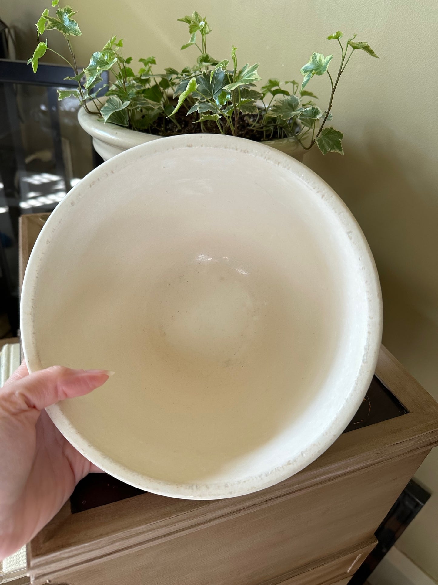 Vintage Crooksville China Stoneware Mixing Bowl