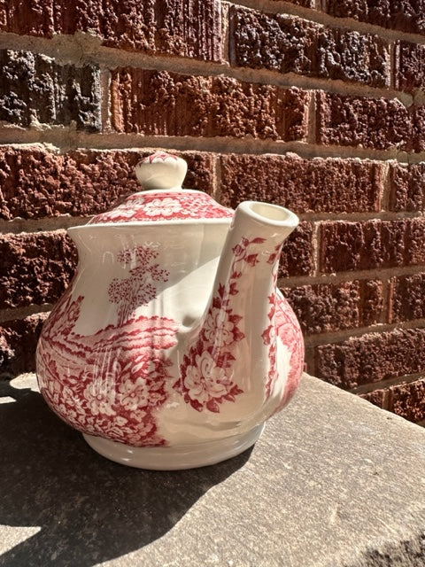 English Transferware Tea Pot