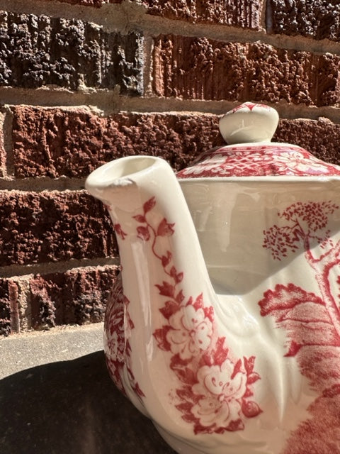 English Transferware Tea Pot