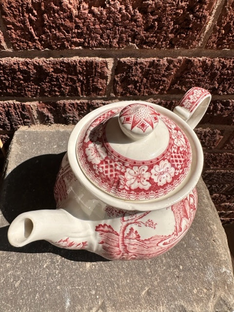 English Transferware Tea Pot