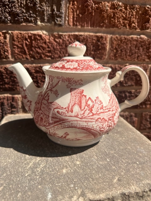 English Transferware Tea Pot