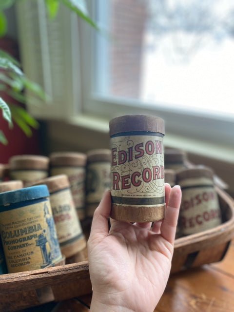 Antique Edison Cylinder Records - Gem City Mercantile