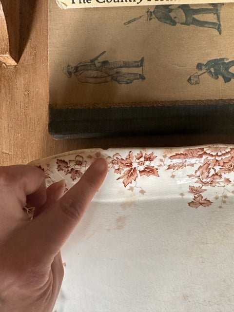 Antique John Maddock & Sons Transferware Platter - Gem City Mercantile