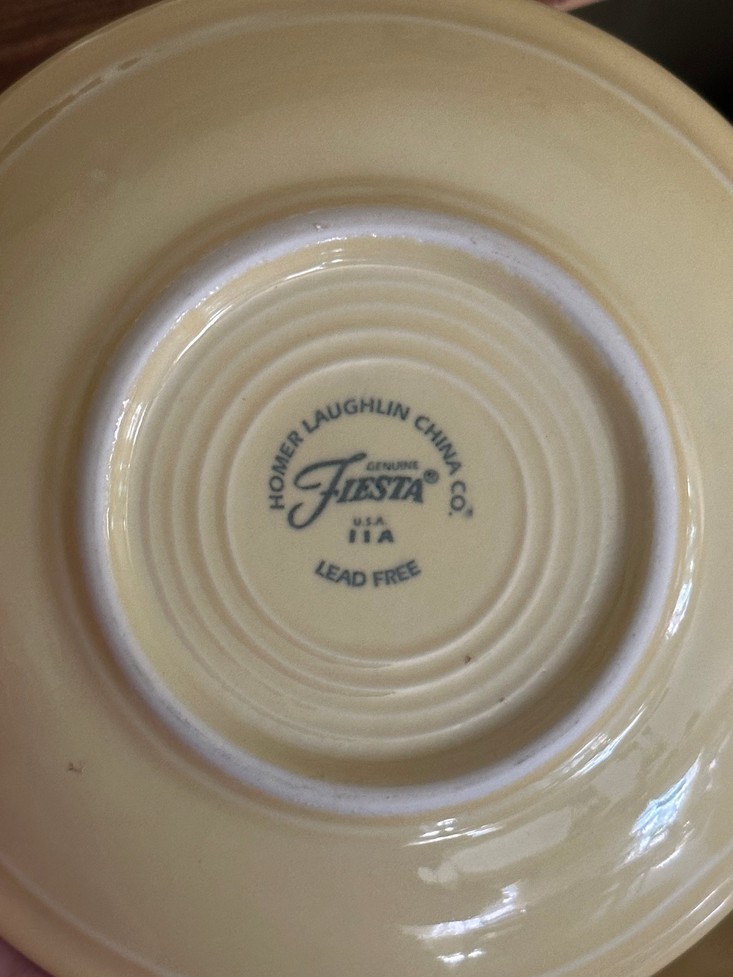 Fiestaware Sunflower Cup & Saucer