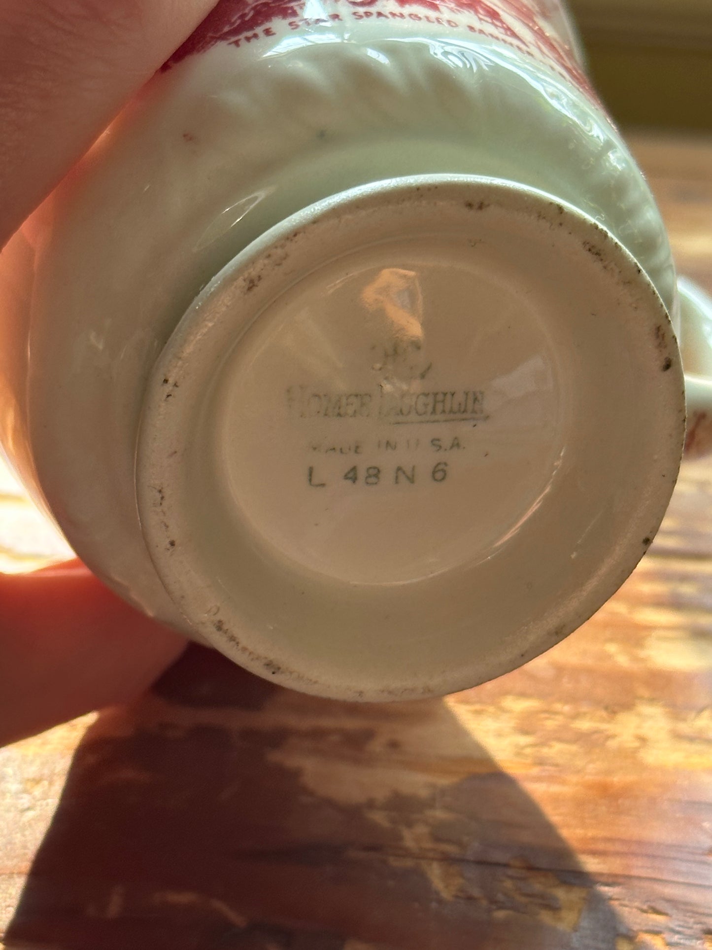 Homer Laughlin Historical America Creamer