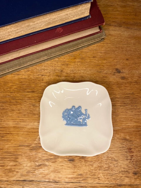 Vintage Lavender on Cream Wedgwood Dish