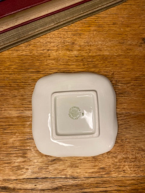 Vintage Lavender on Cream Wedgwood Dish