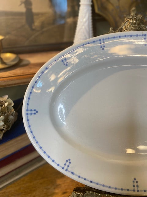 Vintage 1920's Syracuse China Oval Platter
