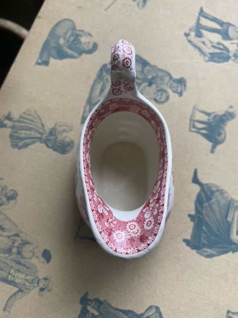Spode Copelan 19th Century Red Transferware Creamer