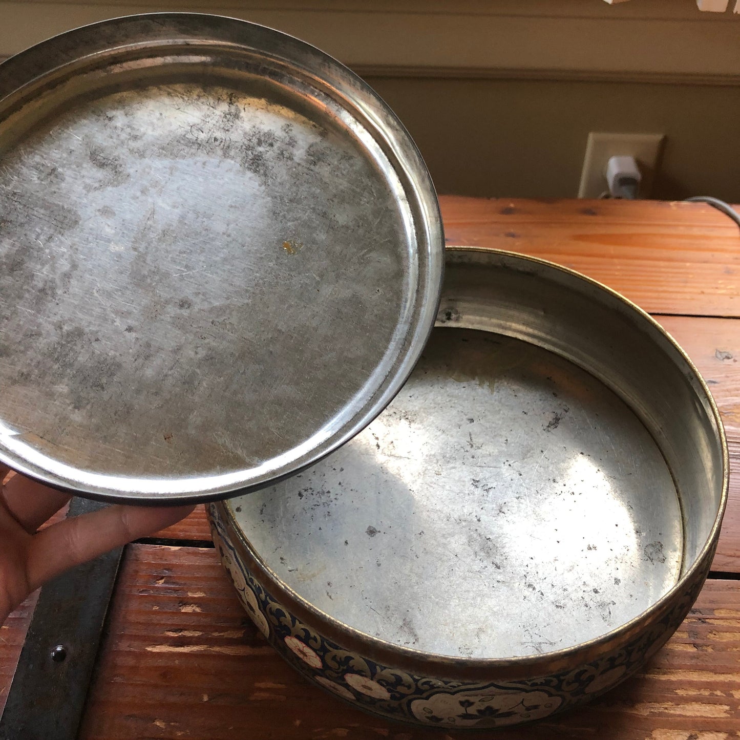 Vintage English Biscuit Tin
