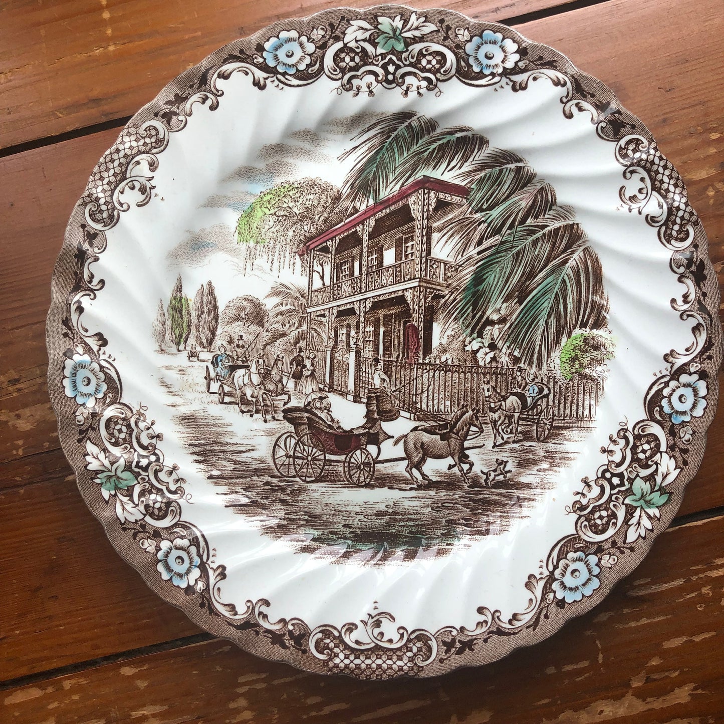 Johnson Brothers Heritage Hall - Salad Plate & Bowl