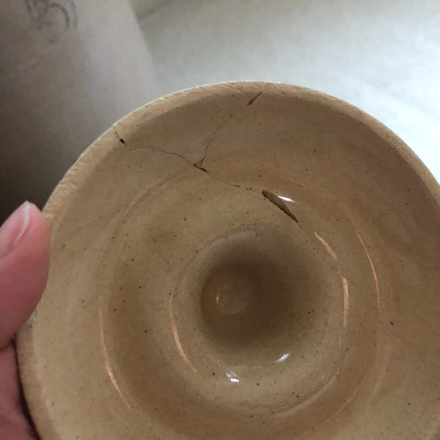 Vintage Robinson Rosanbottom Spongeware Crock