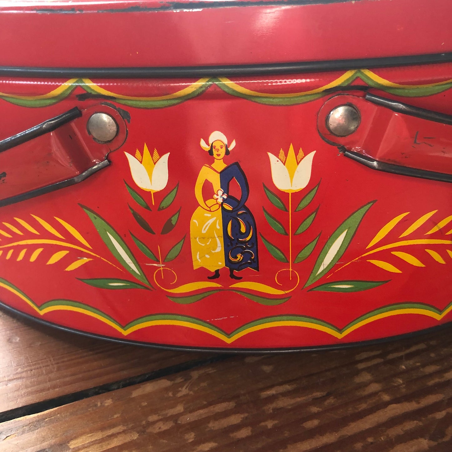 Vintage Tin Basket