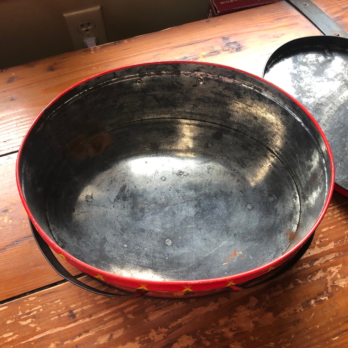 Vintage Tin Basket
