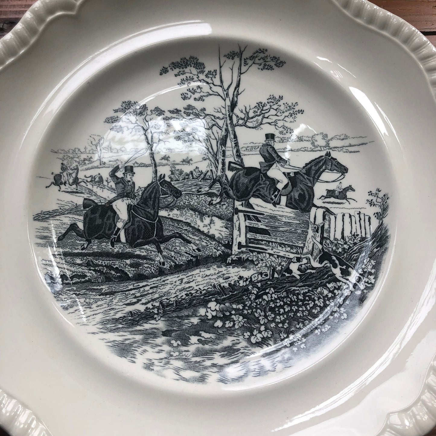 Spode Copeland J.F. Herring’s The Hunt Dinner Plate
