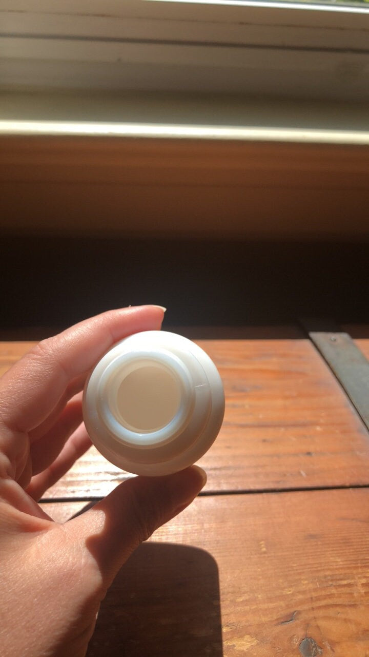 Vintage Avon Poppy Milk Glass Bottle