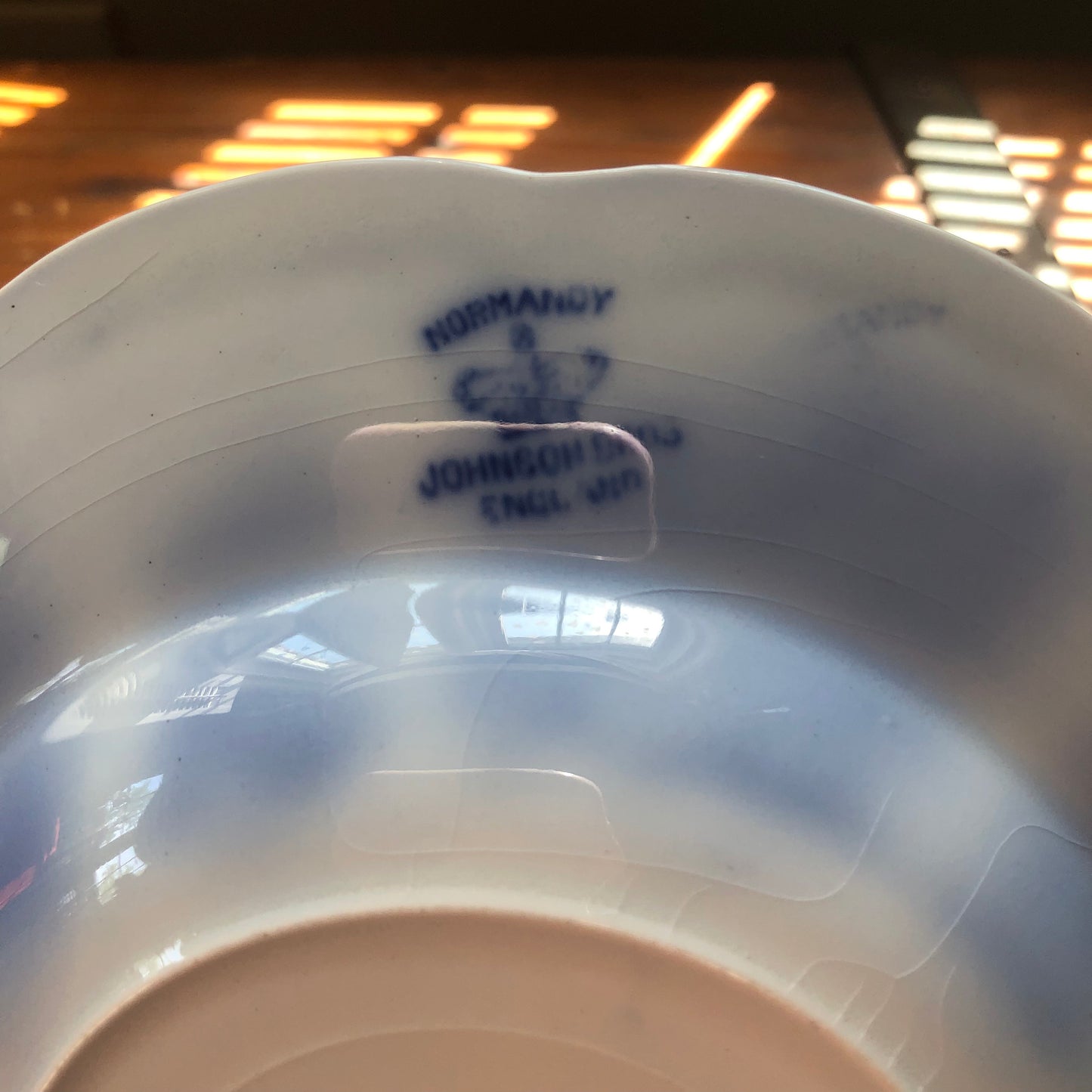 Johnson Brothers Flow Blue Soup Bowl