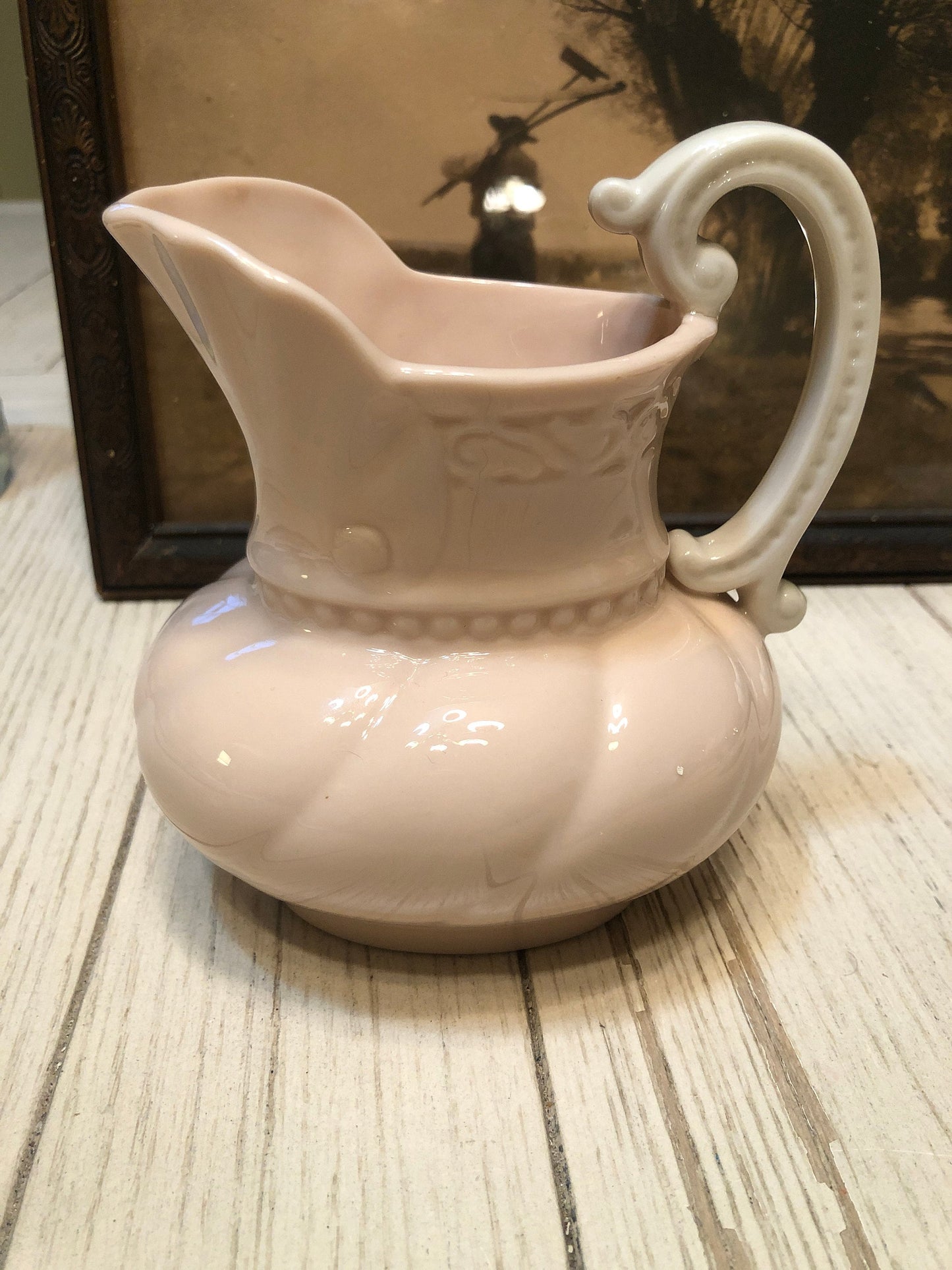 Lenox Colonial Pink Creamer/Pitcher