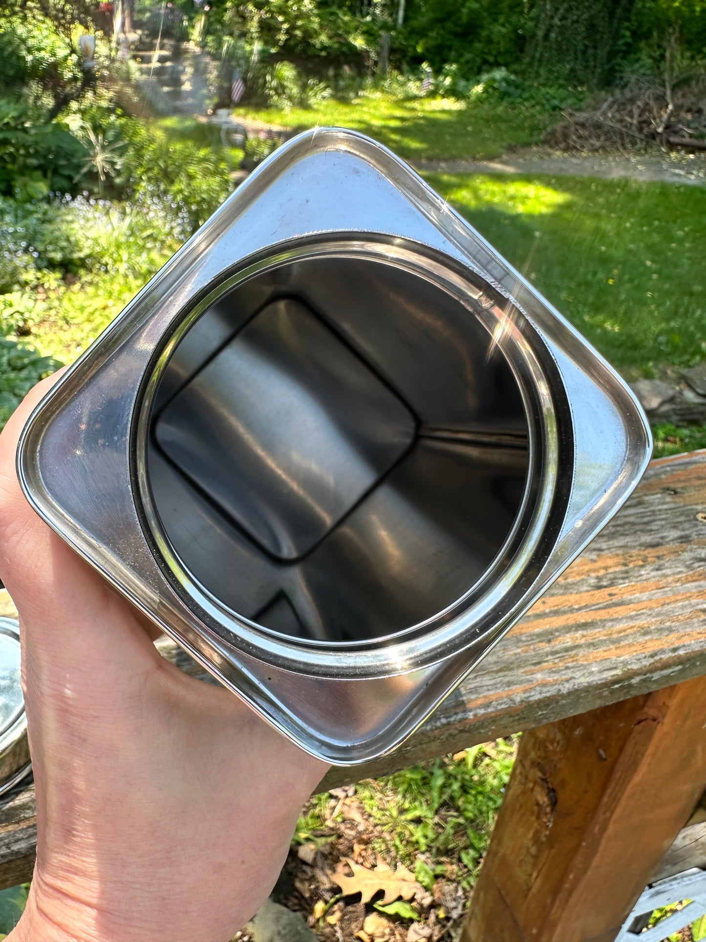 Vintage Metal Tea & Sugar Canisters