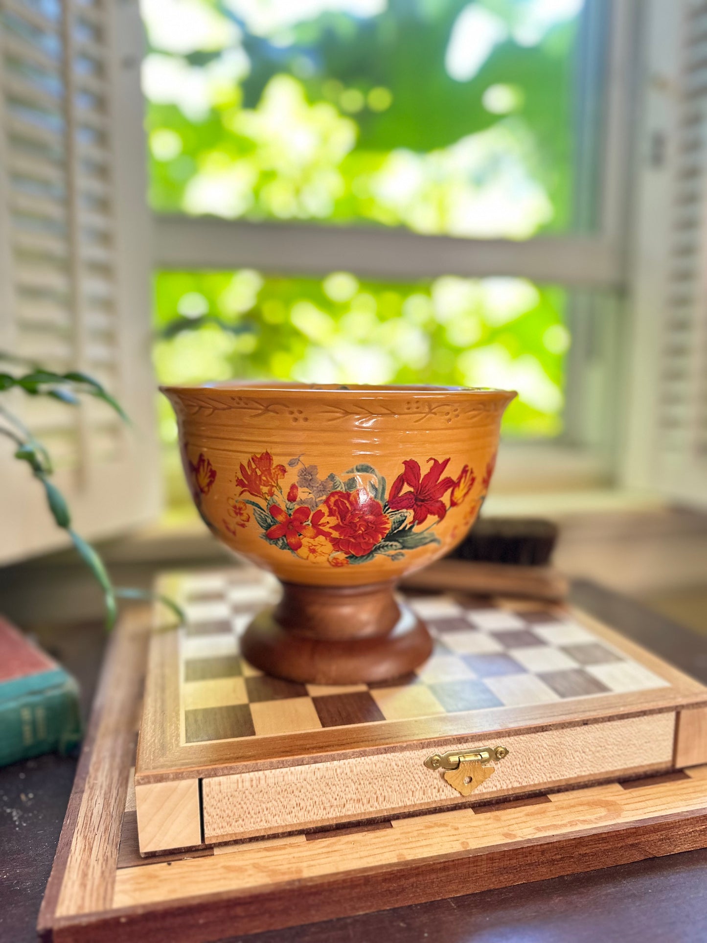 Vintage Pedestal Bowl