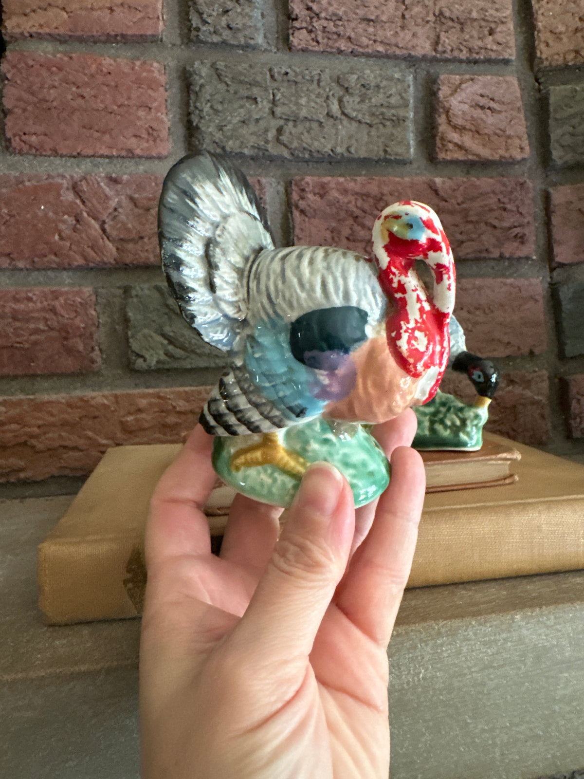 Vintage Chippy Turkey Salt&Pepper Shakers
