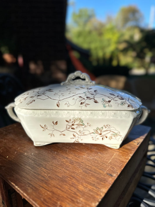 Vintage Transferware Tureen