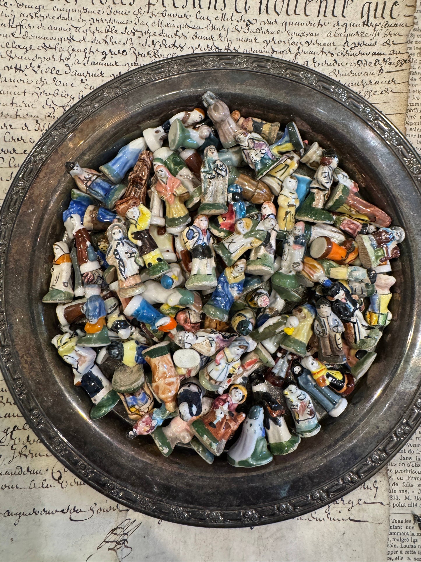 French Feves and Santons