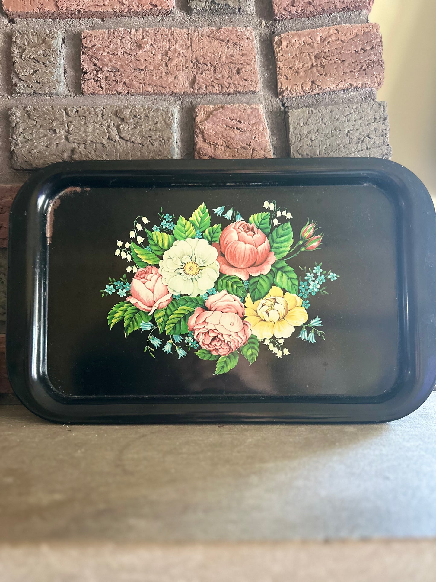 Vintage Toleware Tray