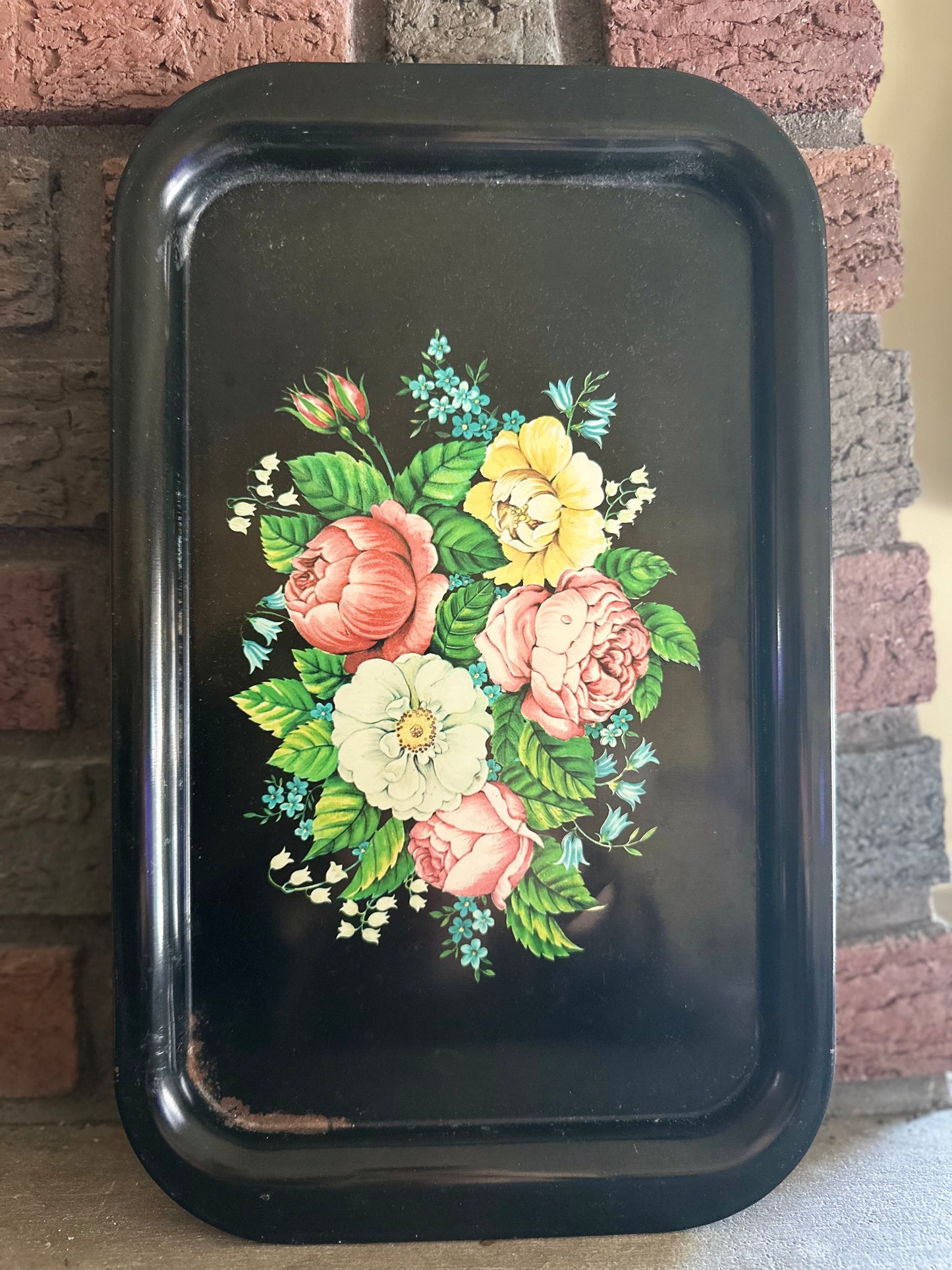 Vintage Toleware Tray
