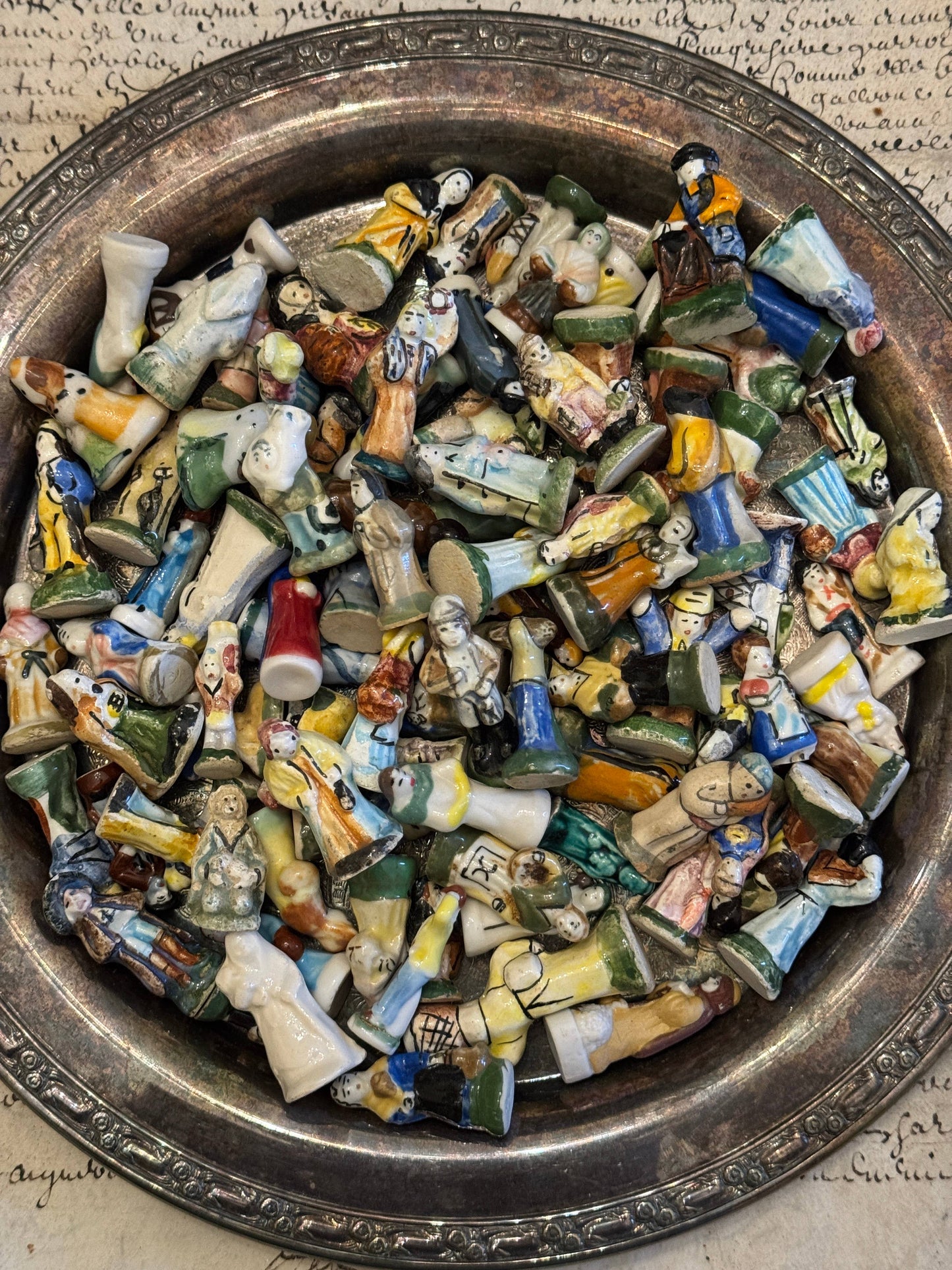 French Feves and Santons