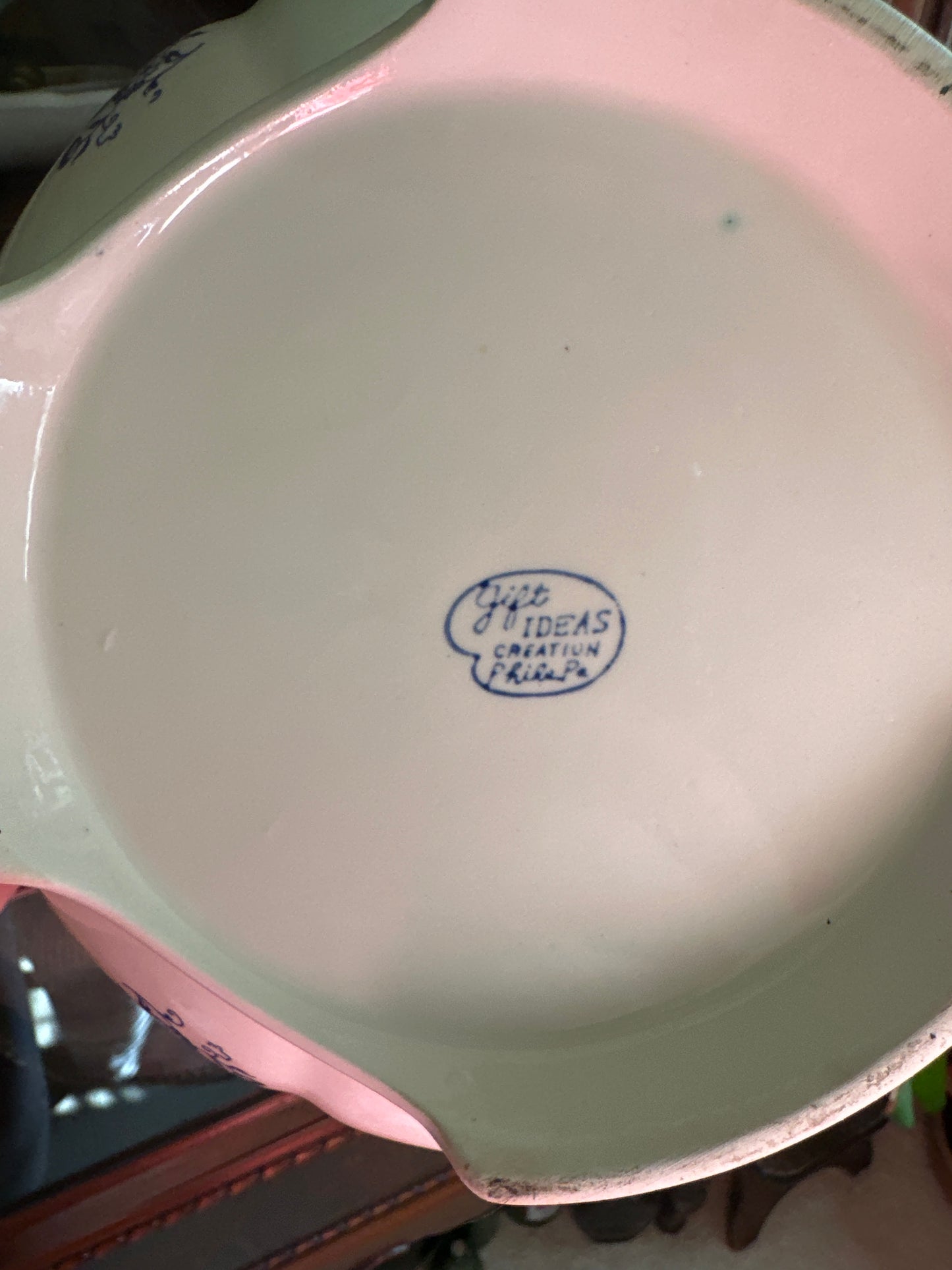 Vintage 1950s Blue & White Tureen