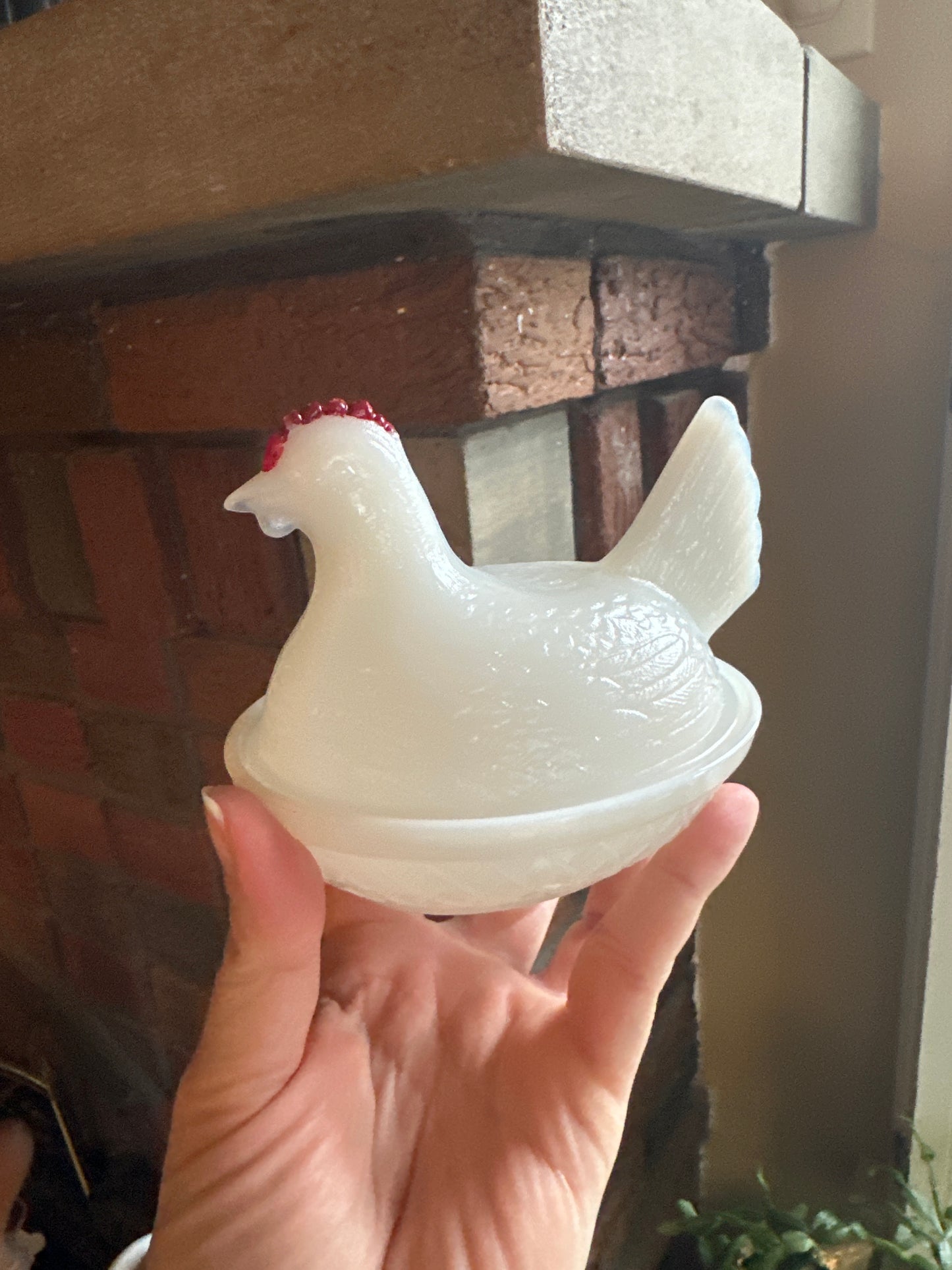 Vintage Hen on Nest