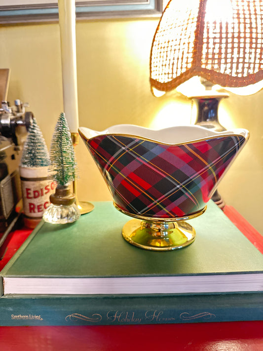 Vintage Teleflora Pedestal Bowl