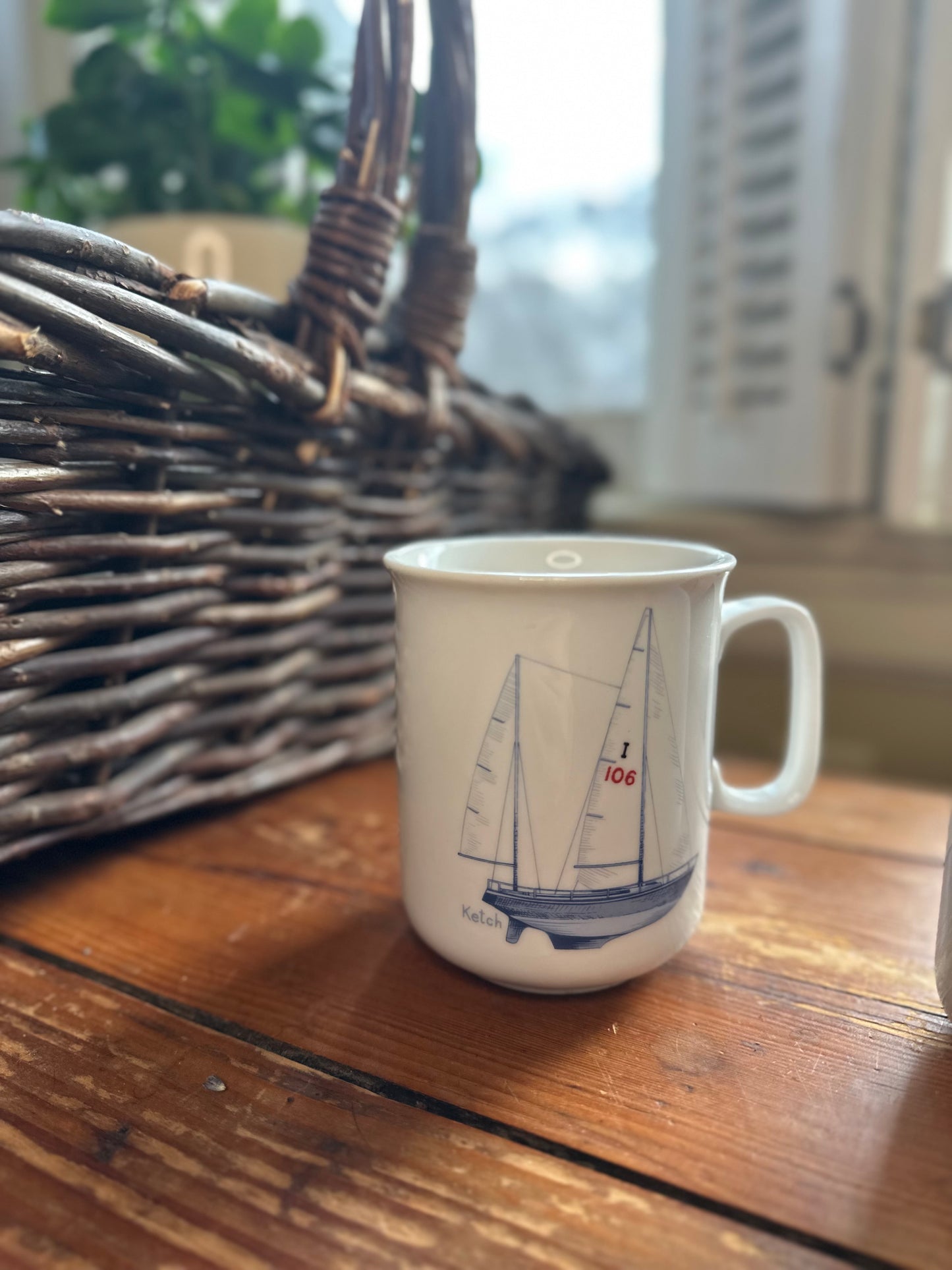 Vintage 1950s Josef Kuba Sailing Mugs (set of 3)