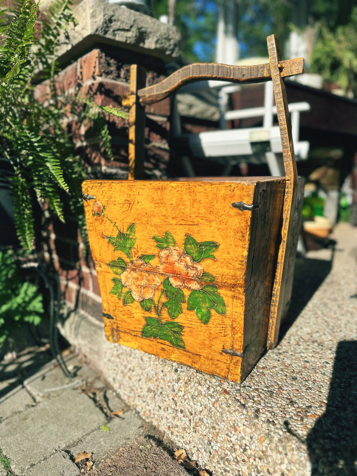 Chinese Wooden Rice Basket - LOCAL ORDER ONLY